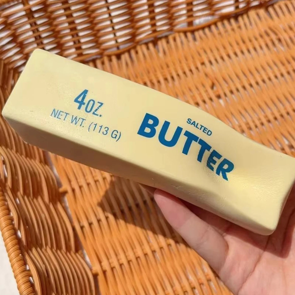 14/24CM Butter Stick Fidget Toys Squishy Elastic Cheese Stick