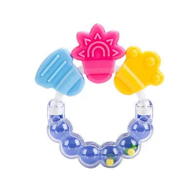 Baby Montessori Toys 0 6 12 Months Sensory Rattle Teether