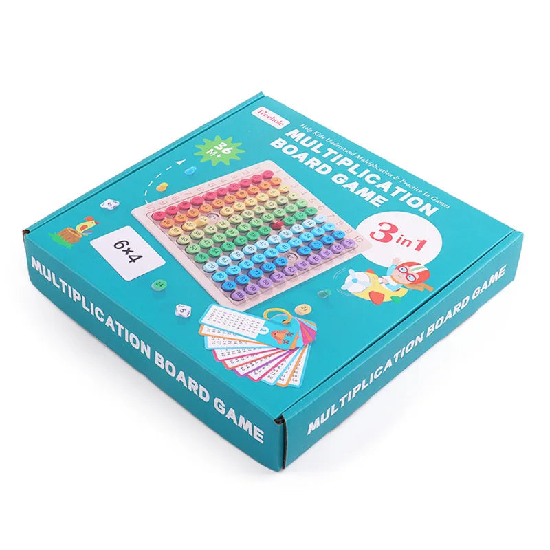 Montessori Educational Wooden Toys Children Baby Math Toys
