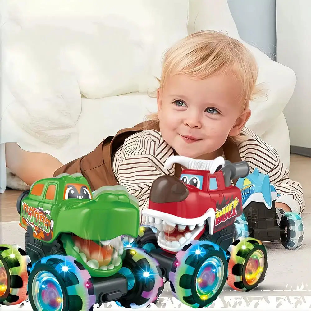 Monster Truck Toy Motion Activated Light-Up Cars