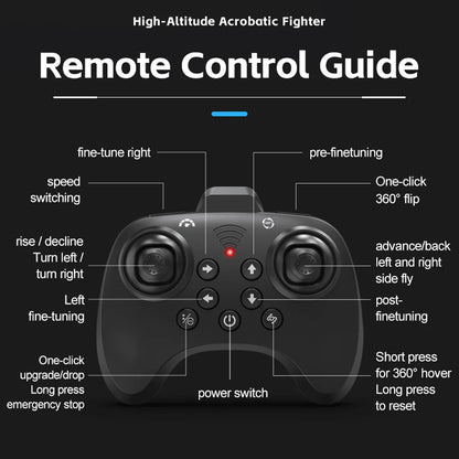 Q3 RC Fighter Plane Drone EPP Anti-Collision Foam Remote Control Aircraft With LED Lights