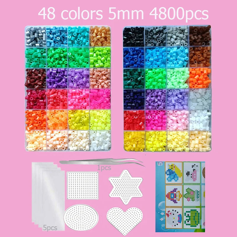Hama Beads Box Embalagem Thermal Mosaic Ferro Educação Beadss