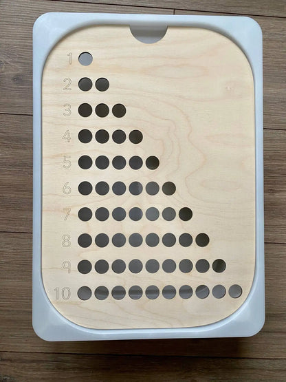 Children's Sensory Tray Table Game Wooden Tile