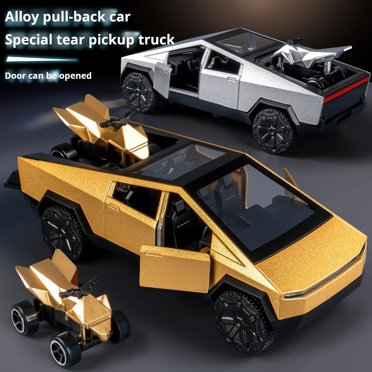 1:36 Cybertruck Toys Off Road Vehicle Die Cast Model Car