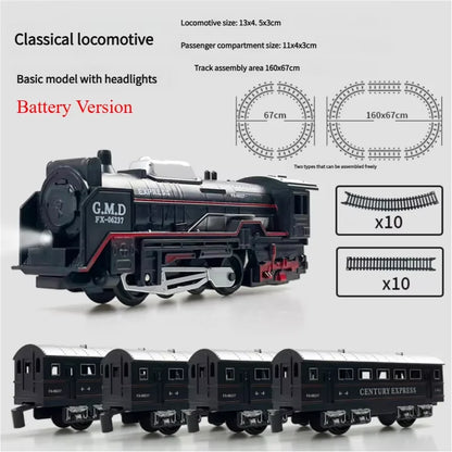 Classic Railway Freight Train Playset