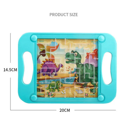 3D Maze Ball for Kids - Hand-eye Balance Gravity Memory Sequential Puzzle