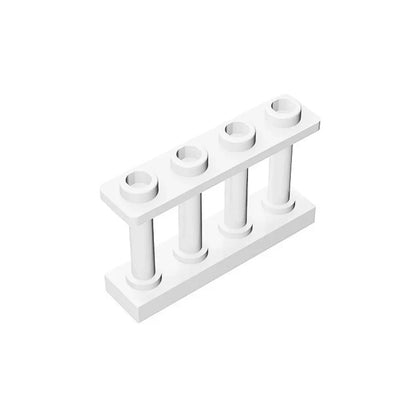 100pcs 15332 DIY Building Blocks 1x4 Railing Thick Figure