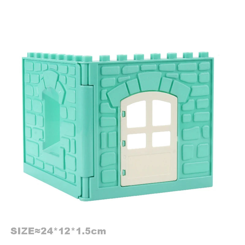 Big Particles Building Blocks House Parts Accessory Window Wall Roof