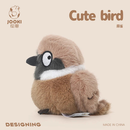 11cm Mini Lifelike Kingfisher,Sparrow,Fork-tailed Sunbird,Myna Plush Toys