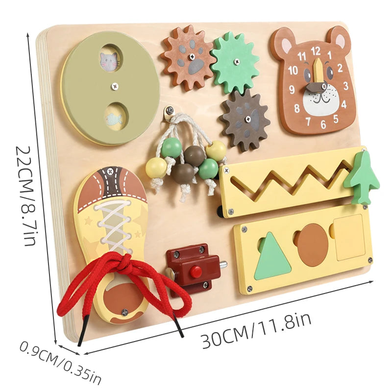 Kid Activity Busy Board Material DIY Accessories Montessori