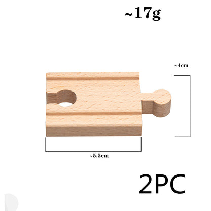 Beech Wood Track Train Toy Assembled