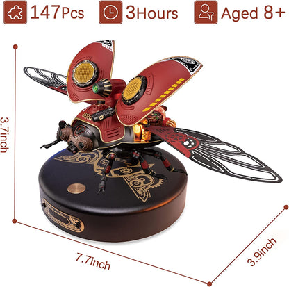 Robotime Rokr Scout Beetle Metal 3D Puzzles Games Punk Style