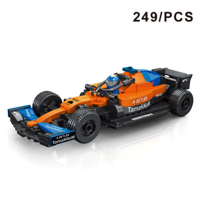 Formula Building Blocks Racing F1 Assembled Sports Car Model Toys