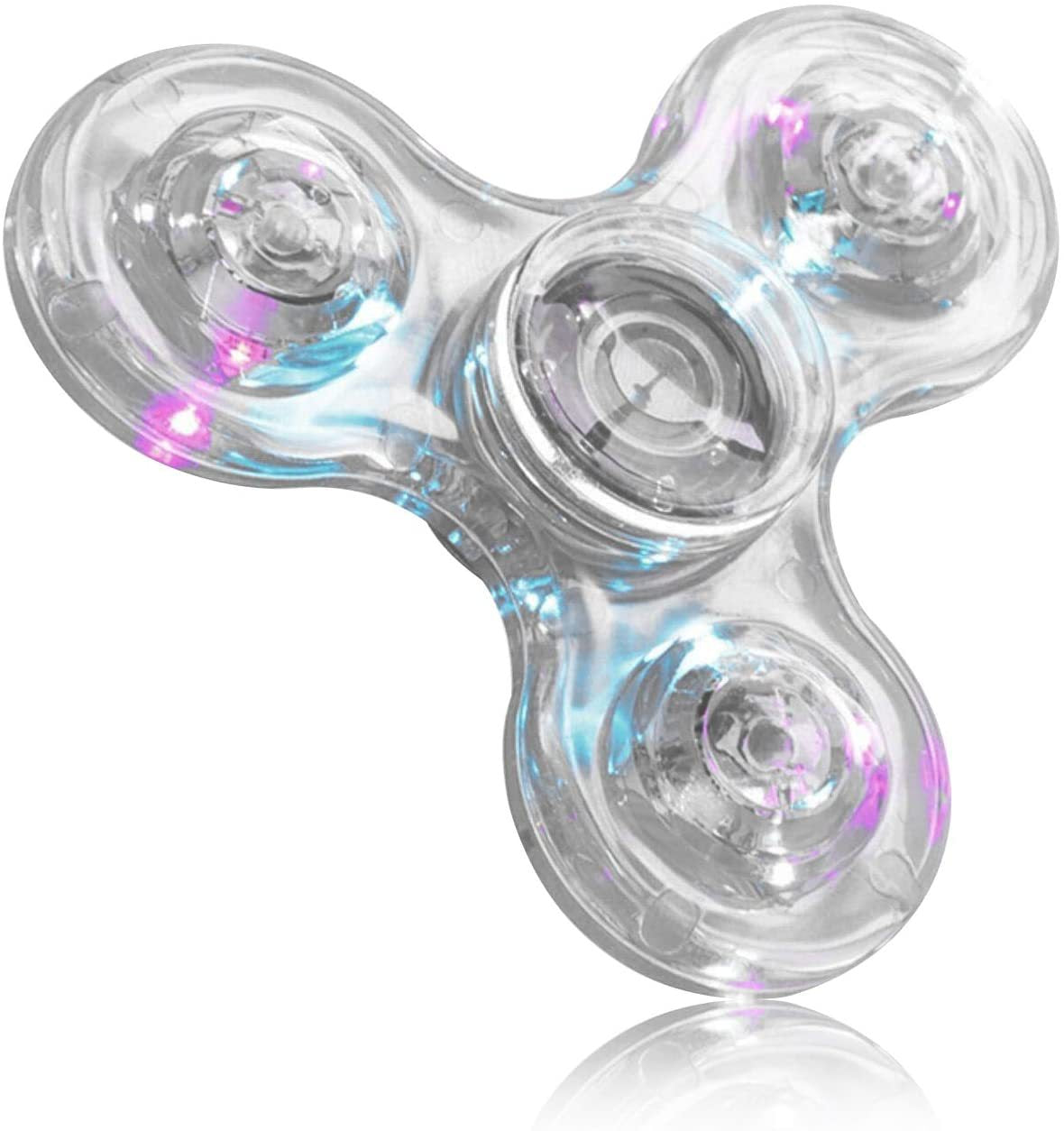 Luminous LED Light Fidget Spinner Hand Top Spinners Glow In Dark