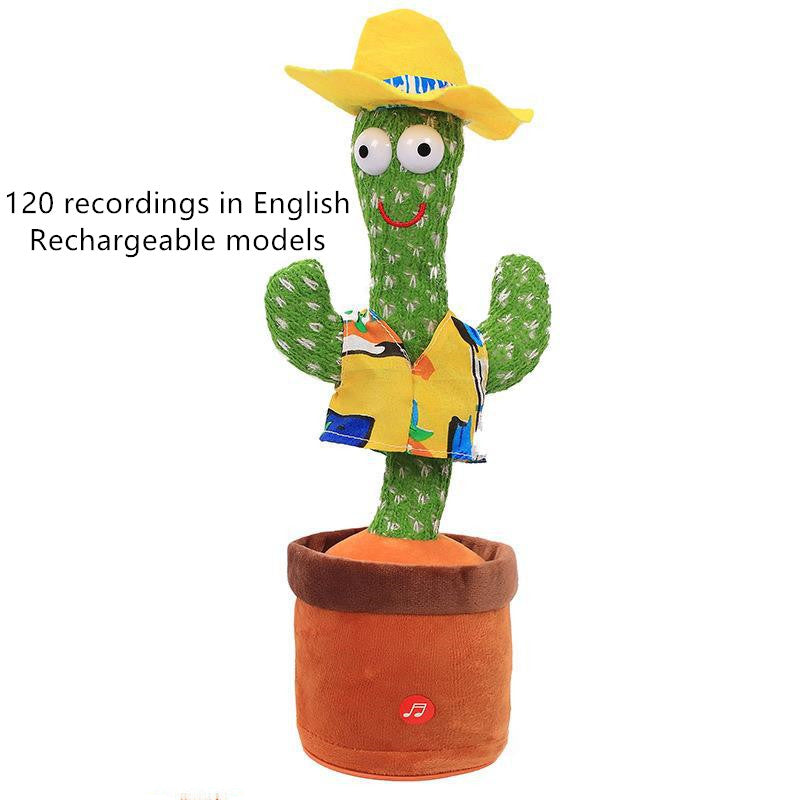 Cactus Plush Toy Electronic Shake Dancing Toy With The Song