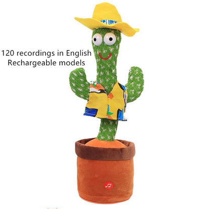 Cactus Plush Toy Electronic Shake Dancing Toy With The Song