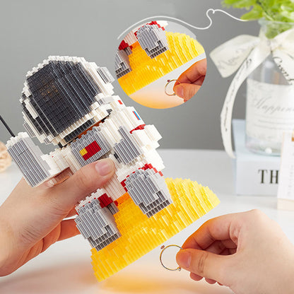 Astronaut Spaceman Series Small Particle Building Blocks Assembly