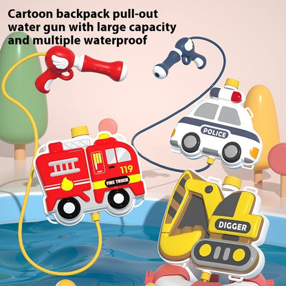 Children's Cartoon Backpack Water Gun Water Beach Toys