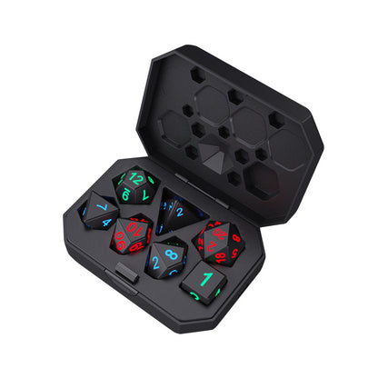 Colorful Multi-Face Electronic Toy Glowing Dice Set