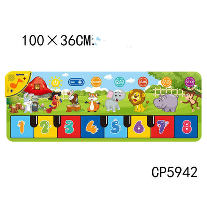 Children's Early Childhood Education Animal Piano Mat