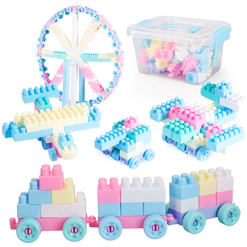 Plastic Building Blocks 1-3-6 Years Old Boys And Girls Children's Science And Education Toys