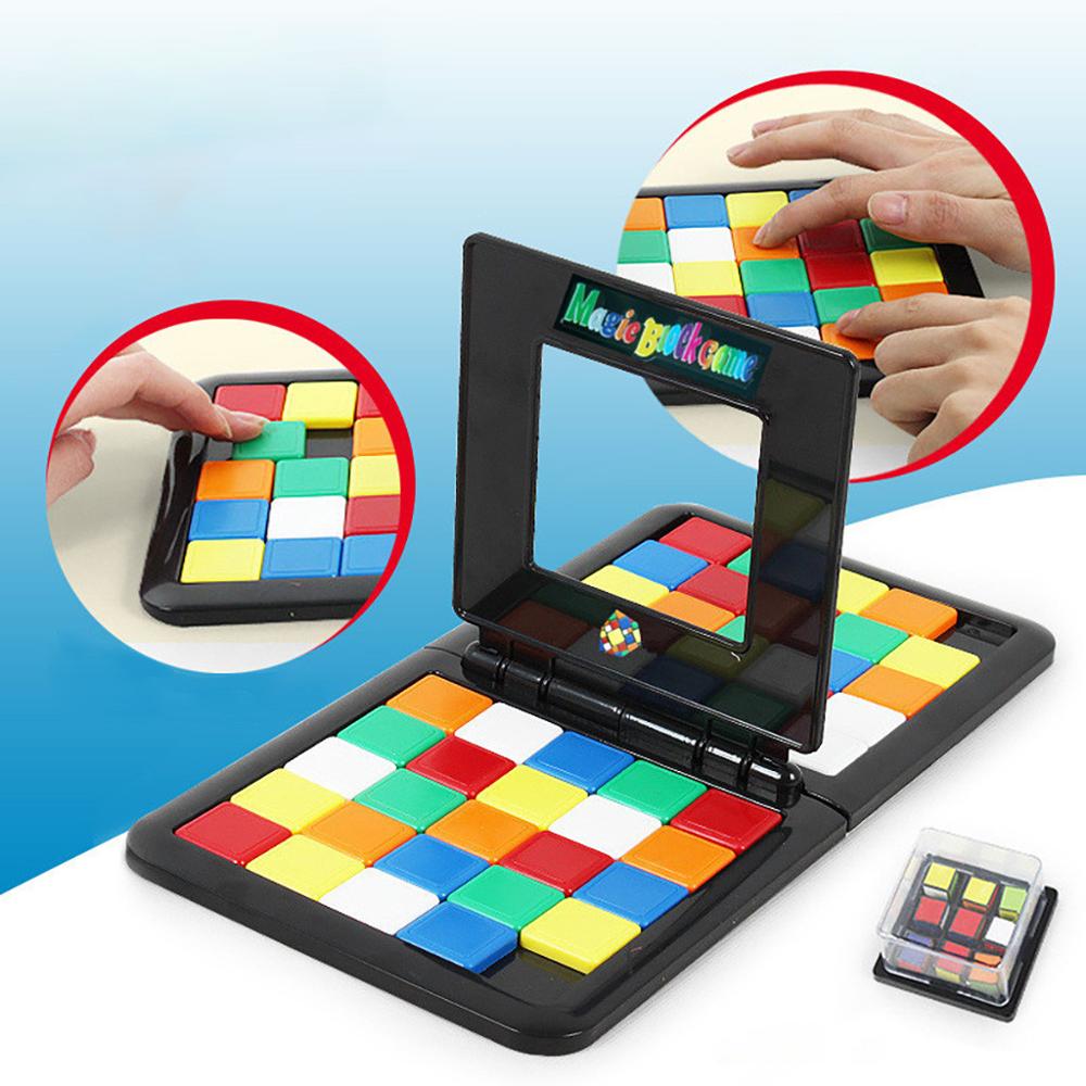 Color Battle Square Race Game Parent-Child Square Desktop Kids