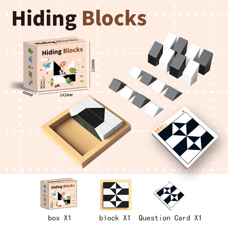 Puzzle Hidden Building Blocks Puzzle Toys