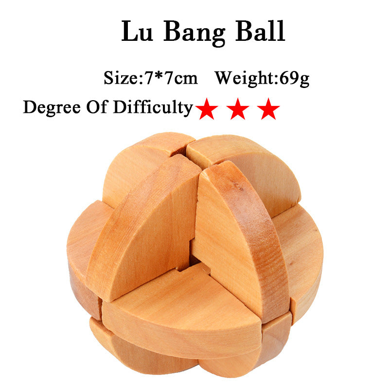 Kongming lock bamboo educational toy