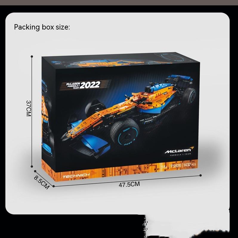 Mailun F1 Racing P9926 Technology Machinery Group Series Boys Puzzle Small Particles Assembled Building Block Toys