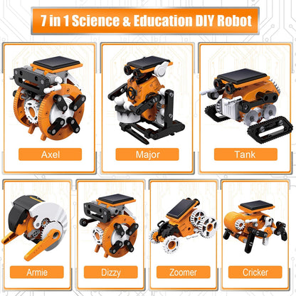 Seven-in-one Self-assembled Solar Robot Toy