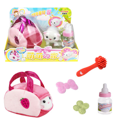 Electronic Induction Pet Cute Rabbit Girl Play House Toy