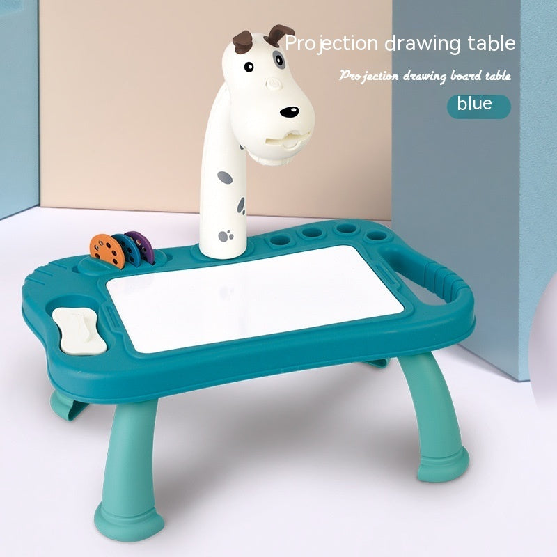 Enlightening Early Education Baby Deer Projection Drawing Doodle Board