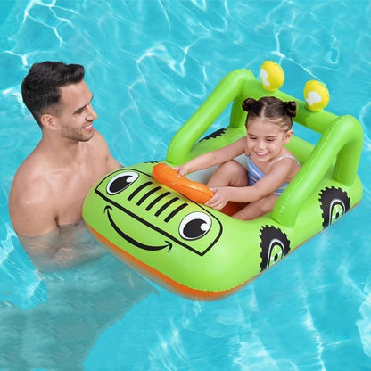 Children Inflatable Boat Waterproof Swimming Ring Water Play Toys