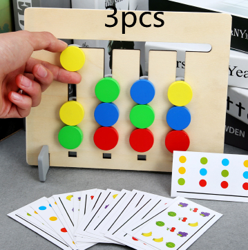 Double-sided Wooden Montessori Enlightenment Teaching Aids Children's Educational Toys