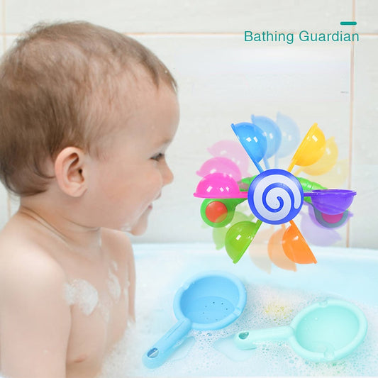 Children's Bathing, Turning, Windmill With Spoon, Baby Shower