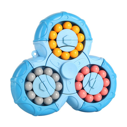 Six-sided Rotary Decompression Magic Bean Rotary Gyro Decompression Toy