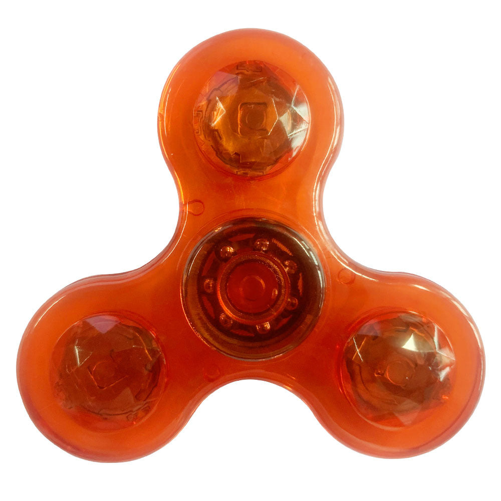 Luminous LED Light Fidget Spinner Hand Top Spinners Glow In Dark