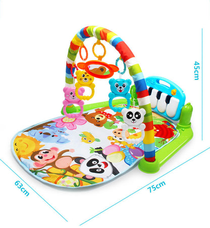 Baby Pedal Piano Baby Music Fitness Stand Toy Baby Fitness Device