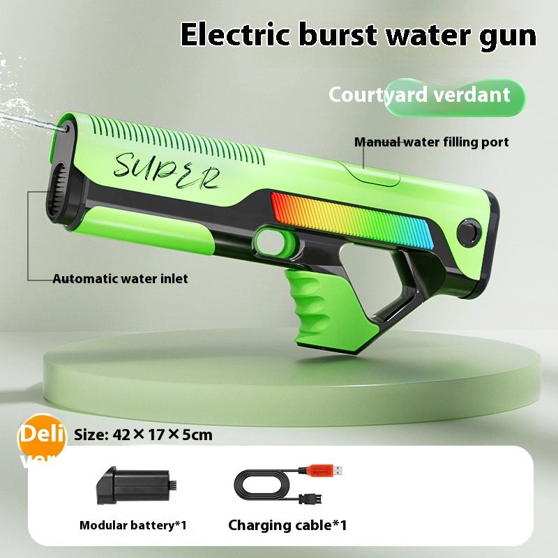 Automatic Feeding Electric Water Gun Children Playing