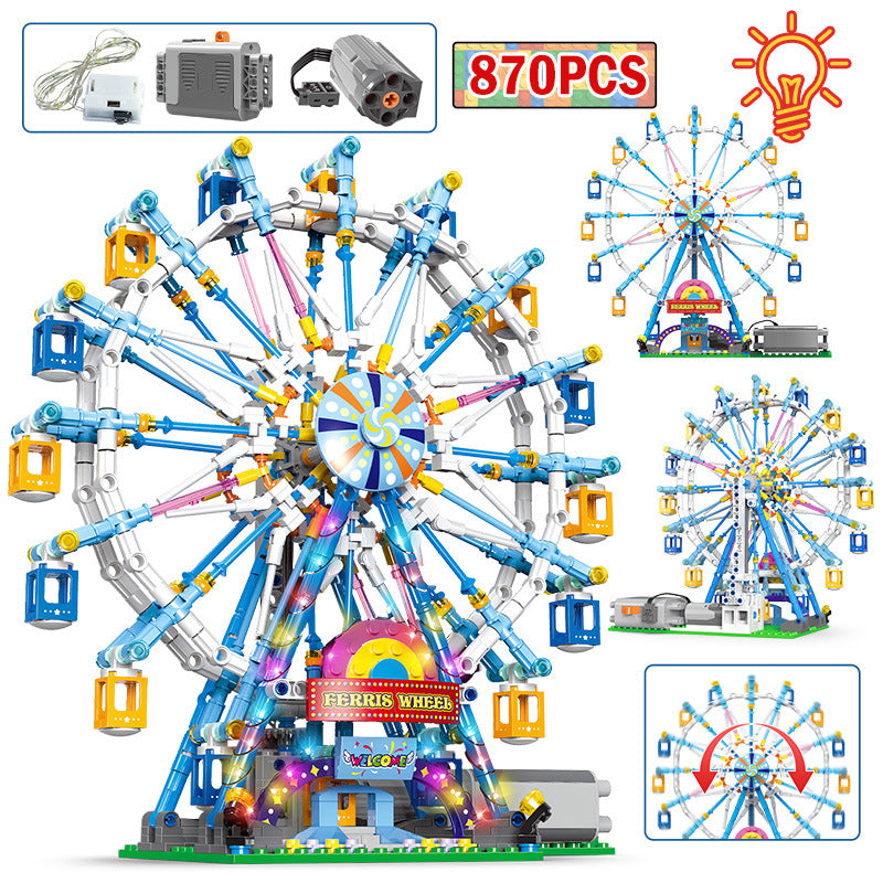 Electric Ferris Wheel Assembled Model Toys