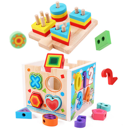 Baby Puzzle Wooden Shape Matching Toy