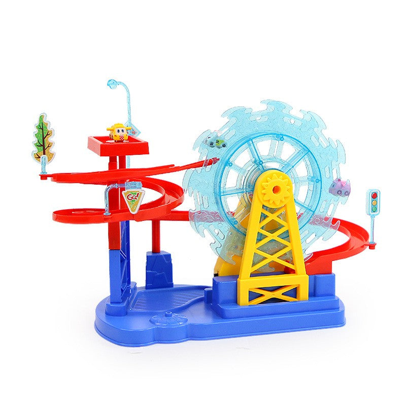 Electric Music Light Track Slide Children's Toys