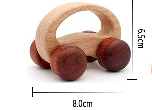 Baby Dog Shape Ecofriendly Wooden Car Infant Animal Puzzle Toys