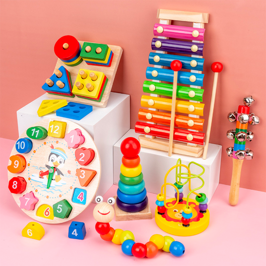 Early Childhood Education Puzzle Block Children's Toys