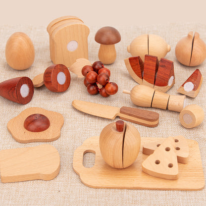 Children's Wooden Magnetic Cutting Fruit