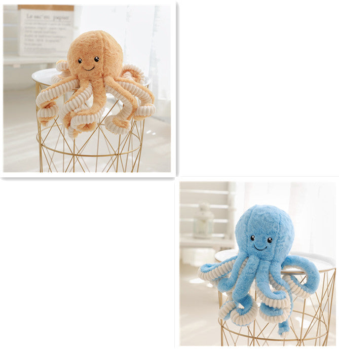 Lovely Simulation Octopus Pendant Plush Stuffed Toy Soft Animal Doll