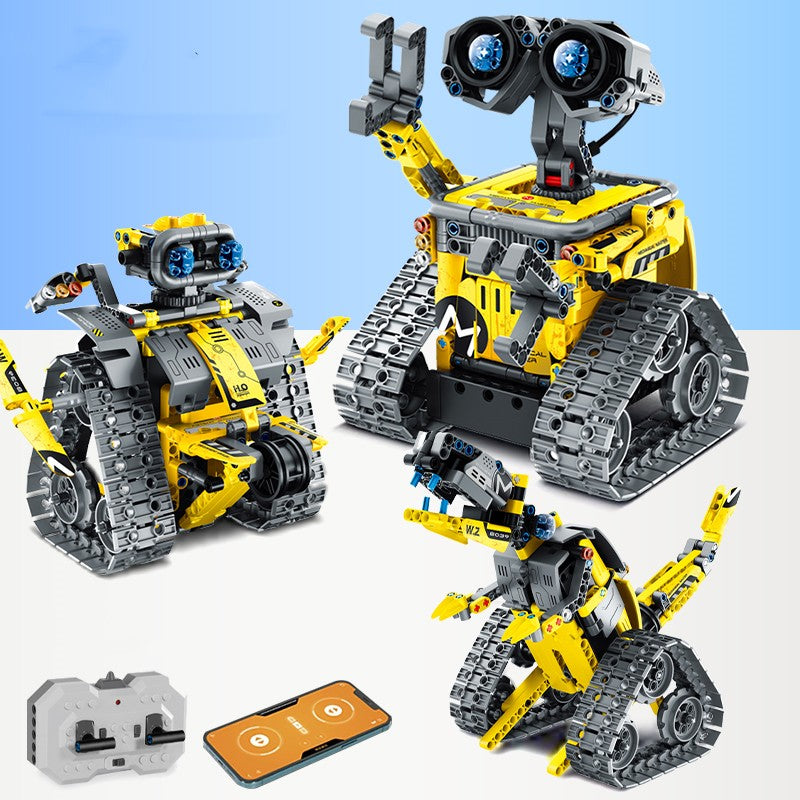 Children's Programming Robot Building Blocks Mechanical Dog Assembled Remote Control Toys