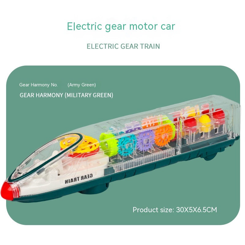 Transparent Gear Motor Car CRH Harmony Electric Universal Light