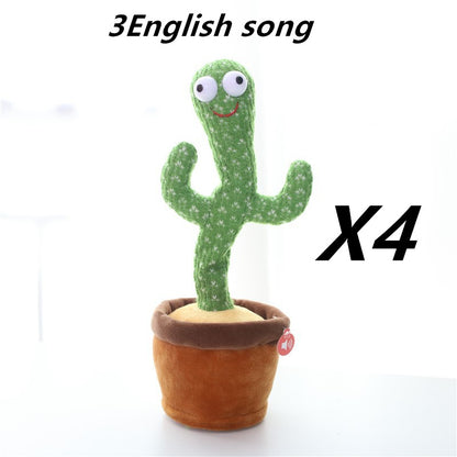 Cactus Plush Toy Electronic Shake Dancing Toy With The Song