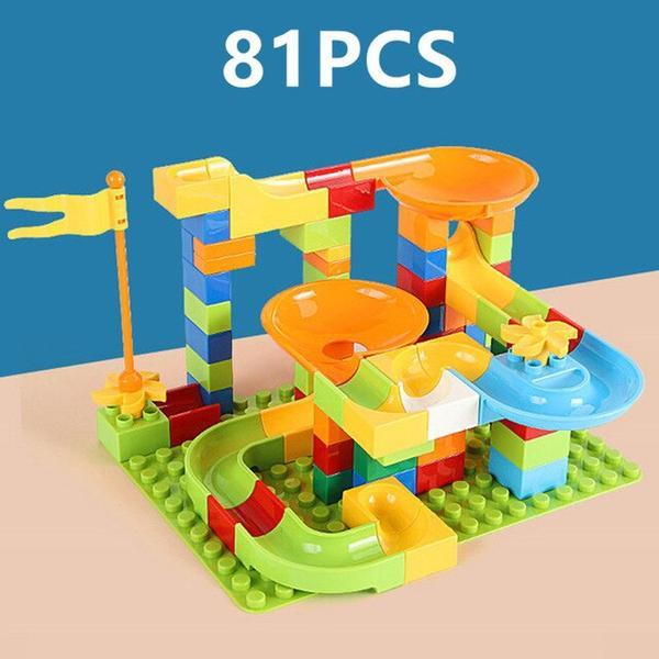 Children's Assembling Ball Chute Building Block Toy